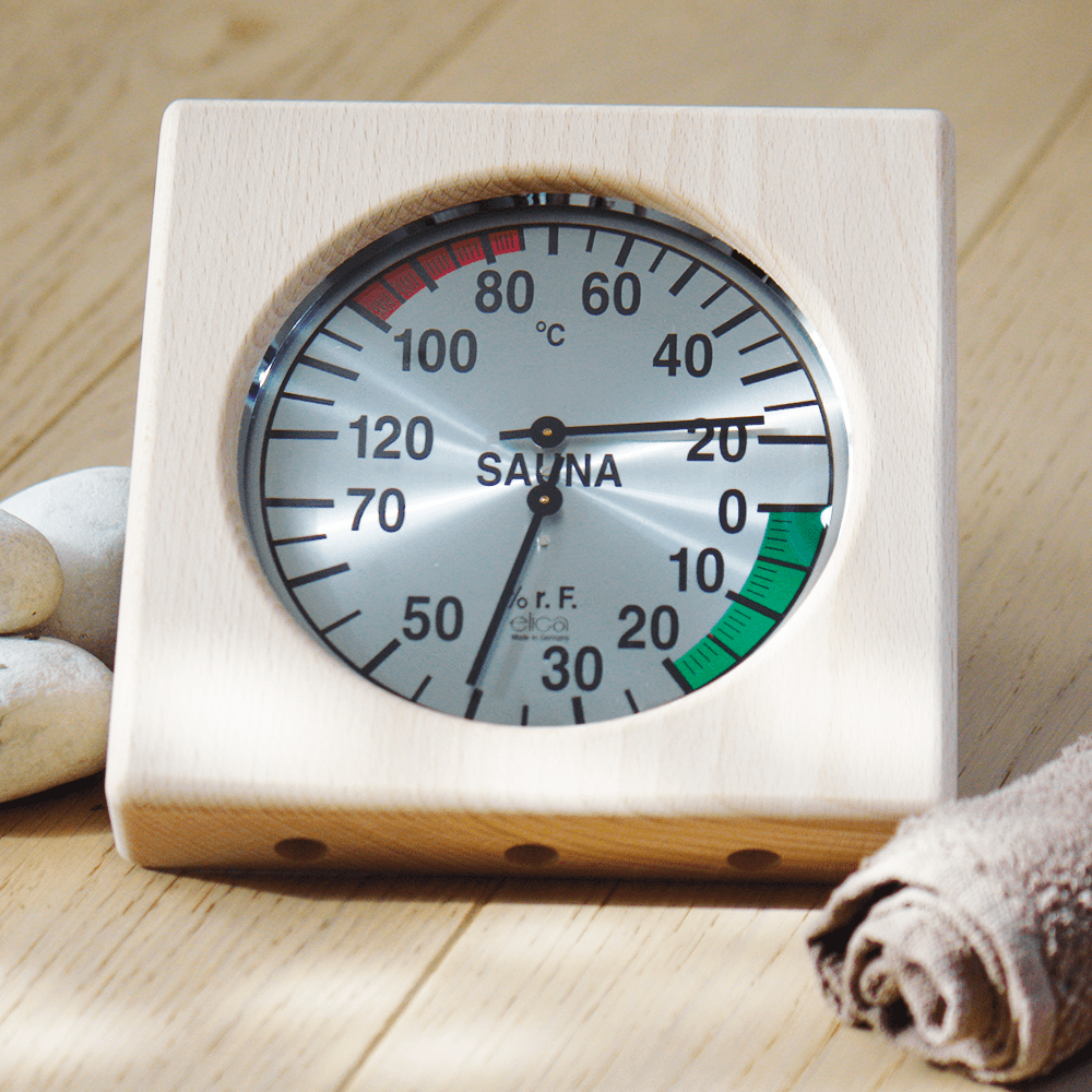 WARDA Sauna Thermometer & Hygrometer